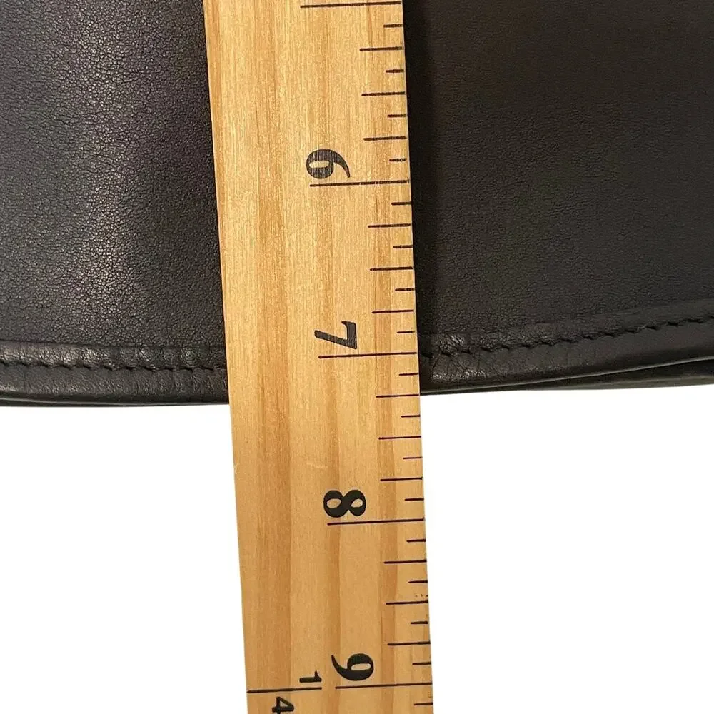 Vintage Coach Fletcher Messenger Bag Black Leather 4150 - Picture 11 of 13